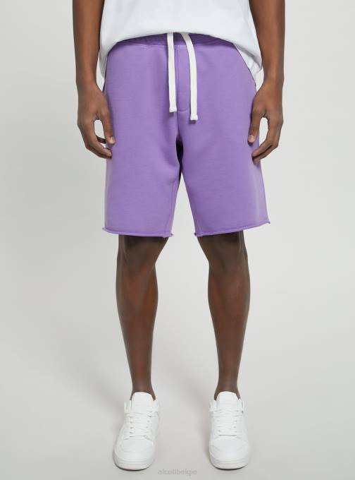 Heren Alcott bk1 zwart katoenen joggerbermudashort kleding PT24785