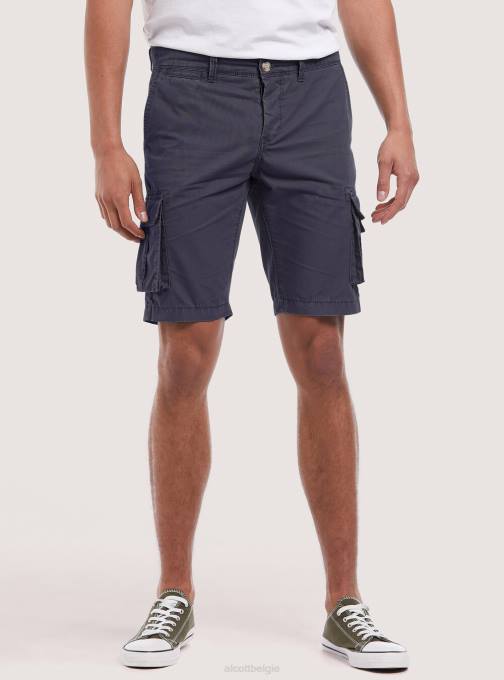 Heren Alcott c0586 ecru' katoenen bermudashort met grote zakken kleding PT241149