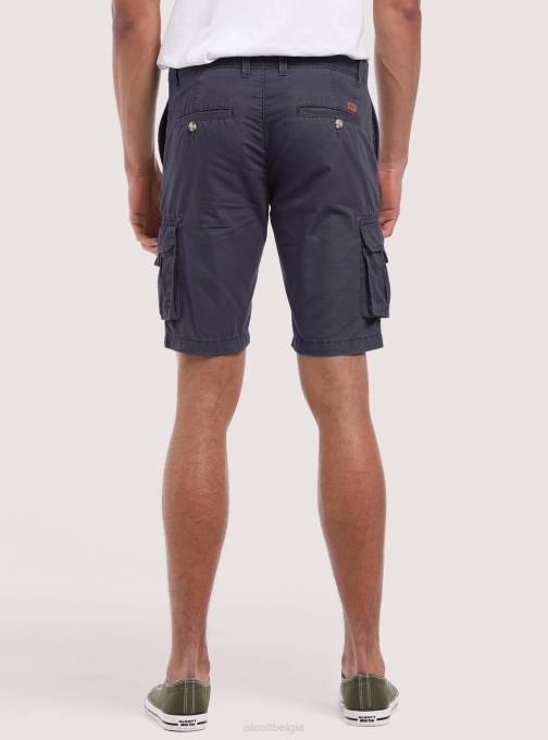 Heren Alcott c0586 ecru' katoenen bermudashort met grote zakken kleding PT241149