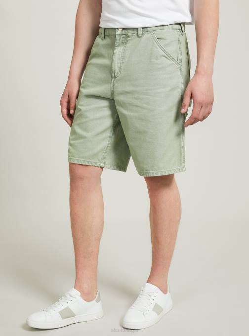 Heren Alcott gn3 groen licht bermuda canvas timmerman kleding PT241036