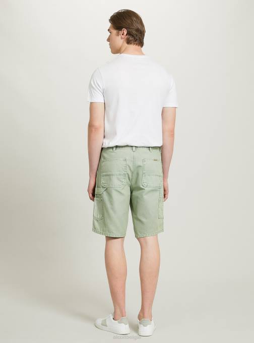 Heren Alcott gn3 groen licht bermuda canvas timmerman kleding PT241036