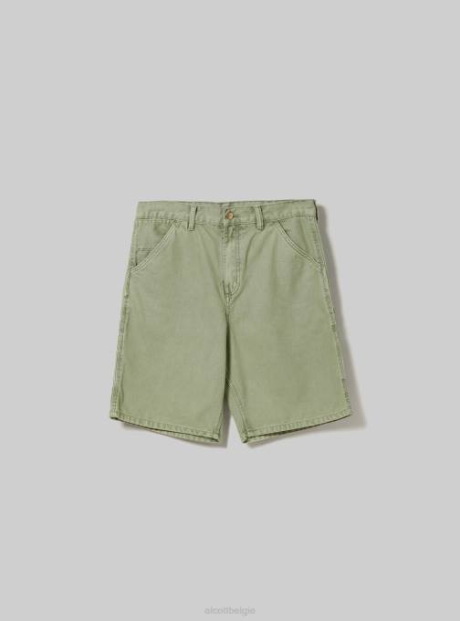 Heren Alcott gn3 groen licht bermuda canvas timmerman kleding PT241036