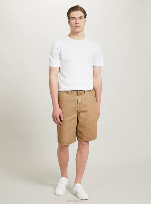 Heren Alcott gn3 groen licht bermuda canvas timmerman kleding PT241037