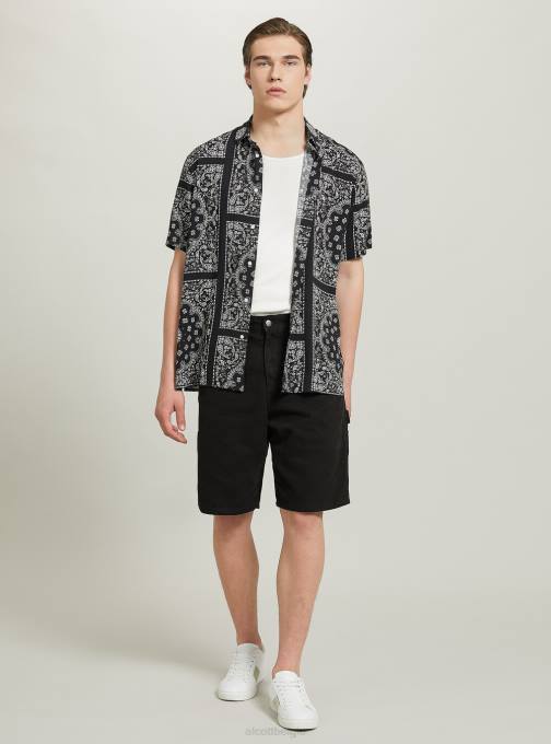 Heren Alcott gn3 groen licht bermuda canvas timmerman kleding PT24621