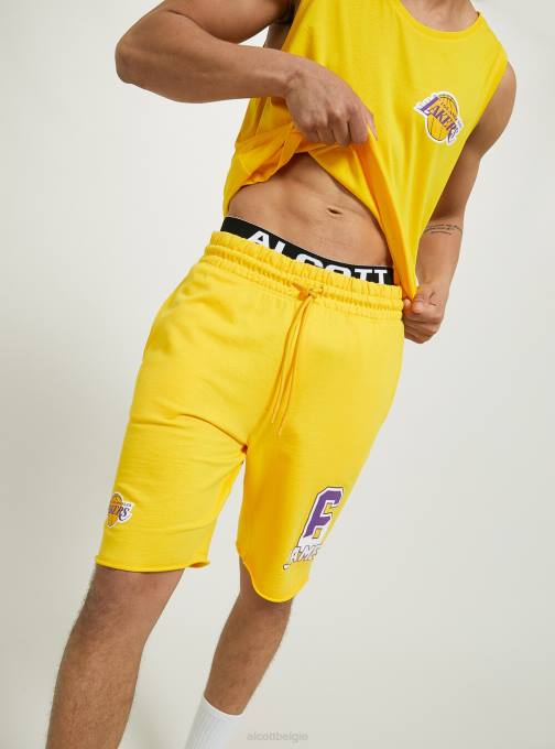 Heren Alcott ja2 geel medium nba bermuda kleding PT241022