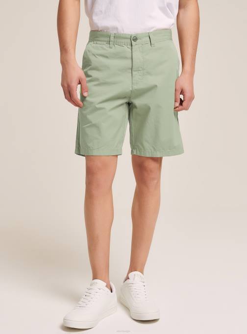 Heren Alcott na1 marine donker bermudashort van keperstof met effen pasvorm kleding PT24736