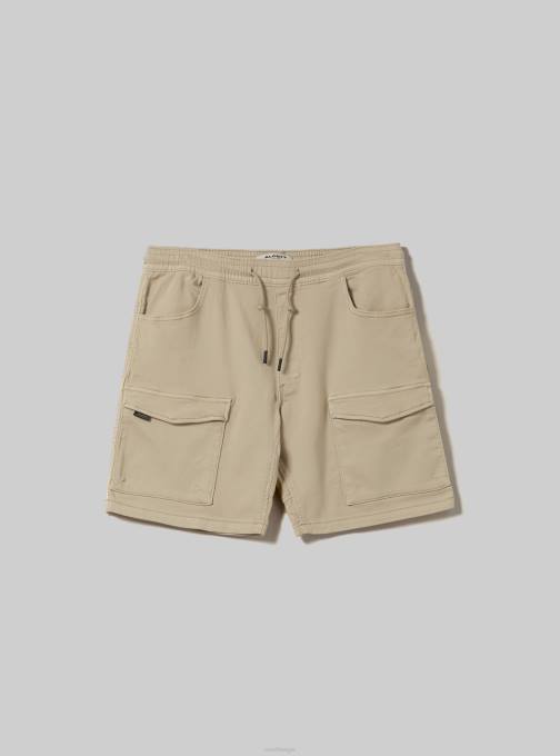 Heren Alcott sa3 zand licht katoenen cargobermuda kleding PT241132