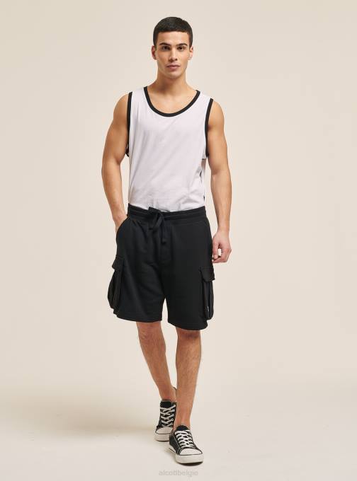 Heren Alcott zwart bermuda-vracht kleding PT24823