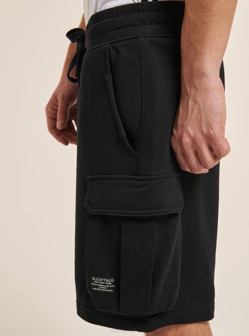 Heren Alcott zwart bermuda-vracht kleding PT24823