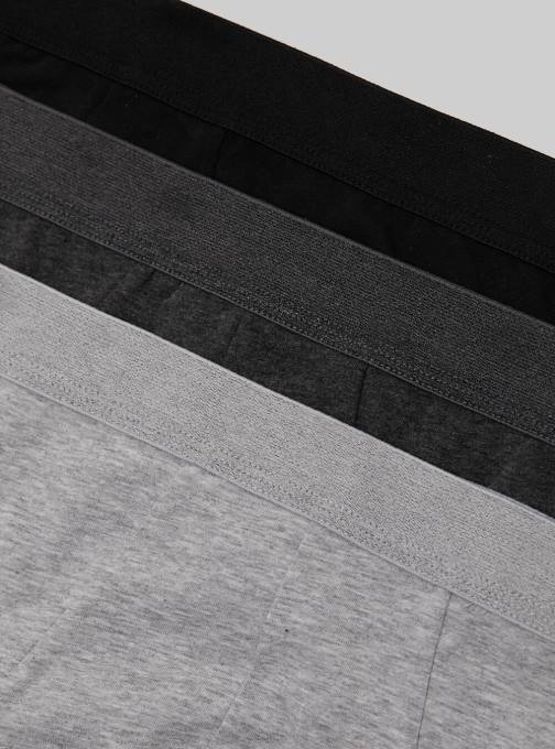 Heren Alcott bk1/mgy2/mgy1 Set van 3 slips van stretchkatoen kleding PT241115