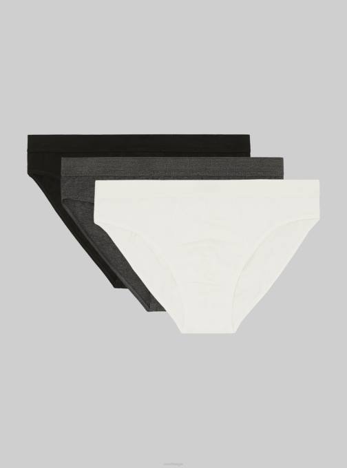 Heren Alcott bk1/mgy2/mgy1 Set van 3 slips van stretchkatoen kleding PT24815