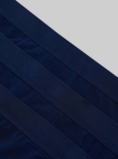 Heren Alcott bk1/mgy2/mgy1 Set van 3 slips van stretchkatoen kleding PT24884