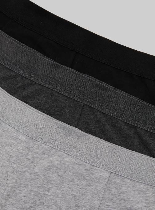 Heren Alcott bk1/mgy2/mgy1 set van 3 boxershorts van stretchkatoen kleding PT241179