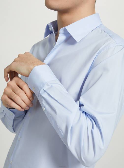 Heren Alcott azuur tshirt met lange mouwen kleding PT241027