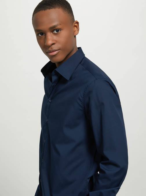 Heren Alcott azuur tshirt met lange mouwen kleding PT241187