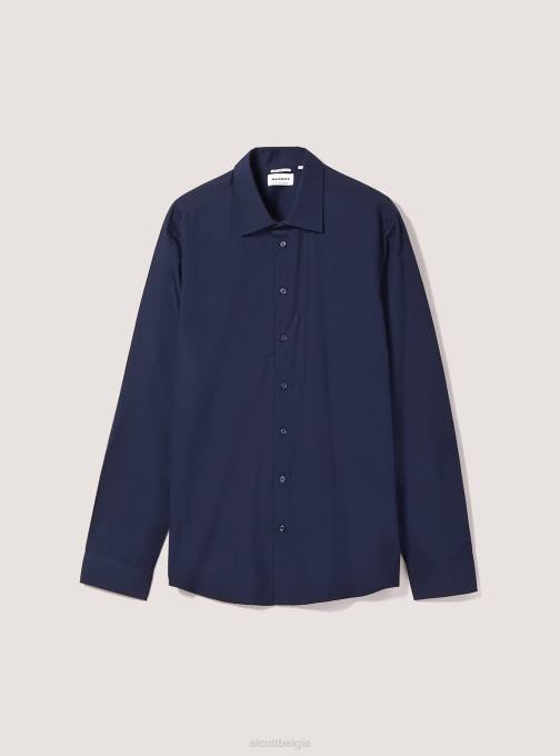 Heren Alcott azuur tshirt met lange mouwen kleding PT241187