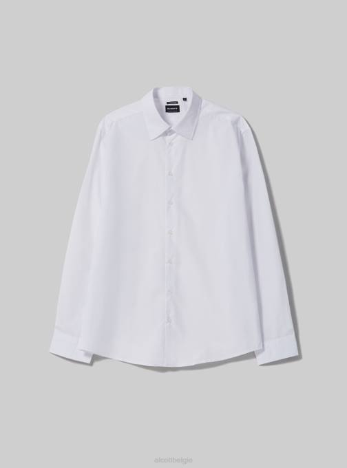 Heren Alcott wh1 gebroken wit tshirt met lange mouwen kleding PT24701