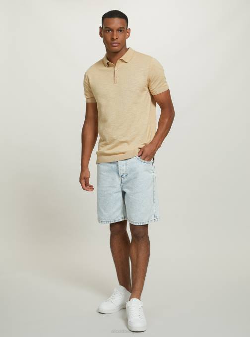 Heren Alcott bg3 beige licht polo-trui kleding PT24920