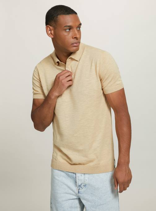 Heren Alcott bg3 beige licht polo-trui kleding PT24920