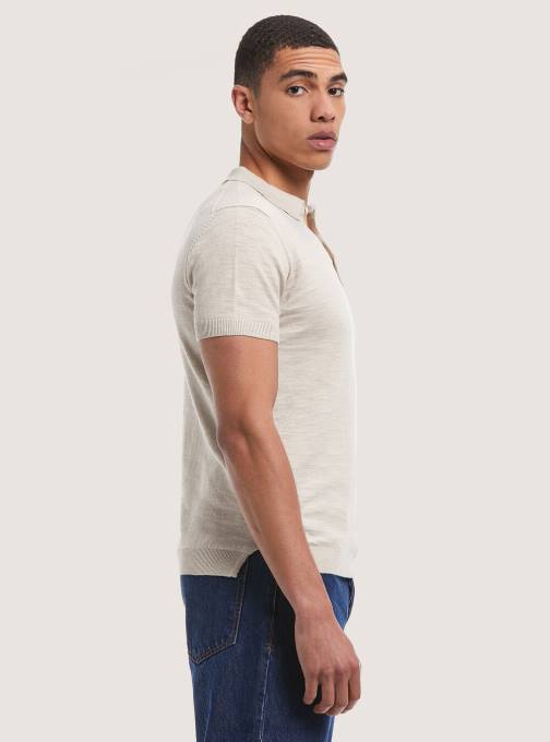 Heren Alcott bg3 beige licht polo-trui kleding PT24920