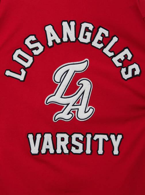 Heren Alcott c0020 gebroken wit katoenen poloshirt met varsity-patch kleding PT24796