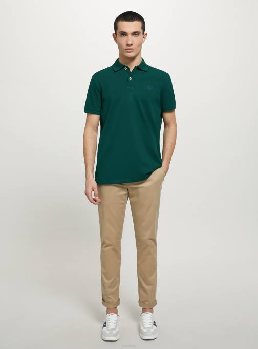 Heren Alcott wh3 wit katoenen piqué poloshirt met borduursel kleding PT24720