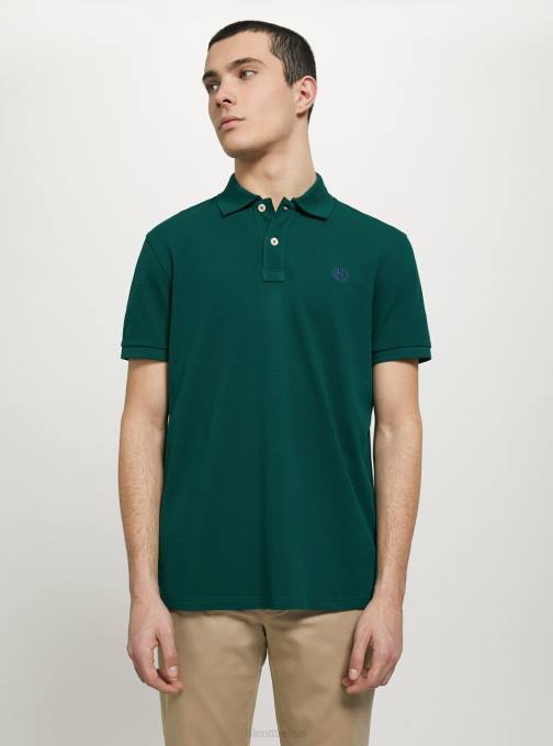 Heren Alcott wh3 wit katoenen piqué poloshirt met borduursel kleding PT24720