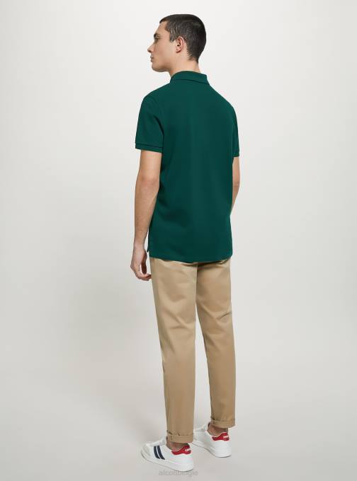 Heren Alcott wh3 wit katoenen piqué poloshirt met borduursel kleding PT24720