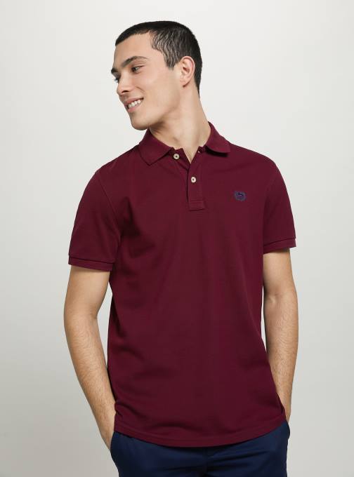 Heren Alcott wh3 wit katoenen piqué poloshirt met borduursel kleding PT24771