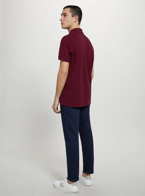 Heren Alcott wh3 wit katoenen piqué poloshirt met borduursel kleding PT24771