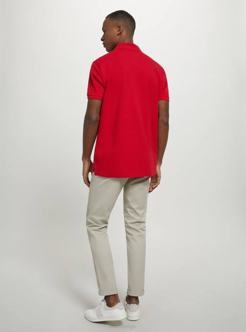 Heren Alcott wh3 wit katoenen piqué poloshirt met borduursel kleding PT24772