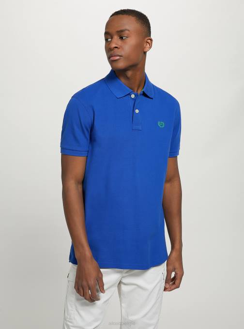 Heren Alcott wh3 wit katoenen piqué poloshirt met borduursel kleding PT24833
