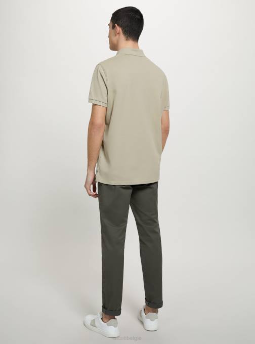 Heren Alcott wh3 wit katoenen piqué poloshirt met borduursel kleding PT24845