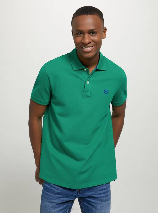 Heren Alcott wh3 wit katoenen piqué poloshirt met borduursel kleding PT24995