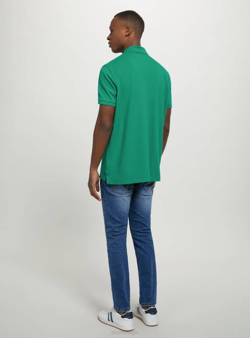 Heren Alcott wh3 wit katoenen piqué poloshirt met borduursel kleding PT24995