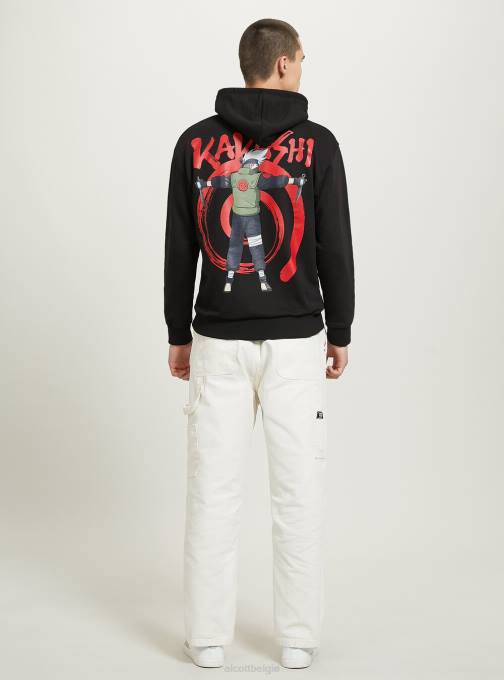 Heren Alcott bk1 zwart Naruto-sweatshirt kleding PT24646