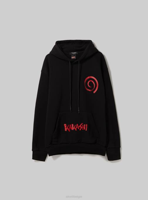 Heren Alcott bk1 zwart Naruto-sweatshirt kleding PT24646