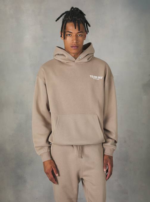 Heren Alcott sa2 zand medium sweatshirt met team 053-print kleding PT241057