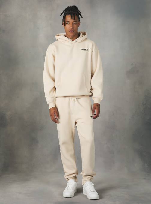 Heren Alcott sa2 zand medium sweatshirt met team 053-print kleding PT241114