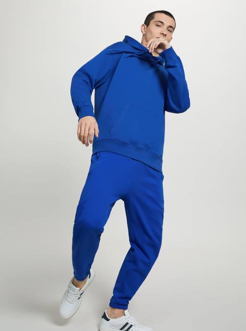 Heren Alcott wh1 gebroken wit sweatshirt met capuchon en buidelzak kleding PT24675