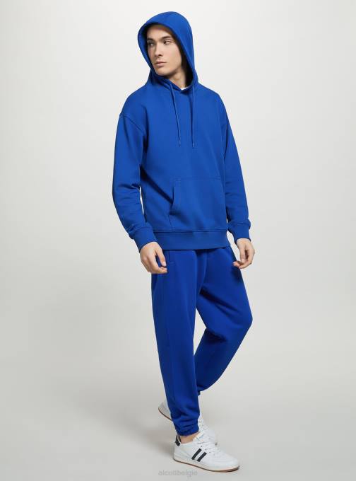 Heren Alcott wh1 gebroken wit sweatshirt met capuchon en buidelzak kleding PT24675