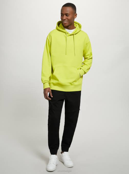 Heren Alcott wh1 gebroken wit sweatshirt met capuchon en buidelzak kleding PT24677