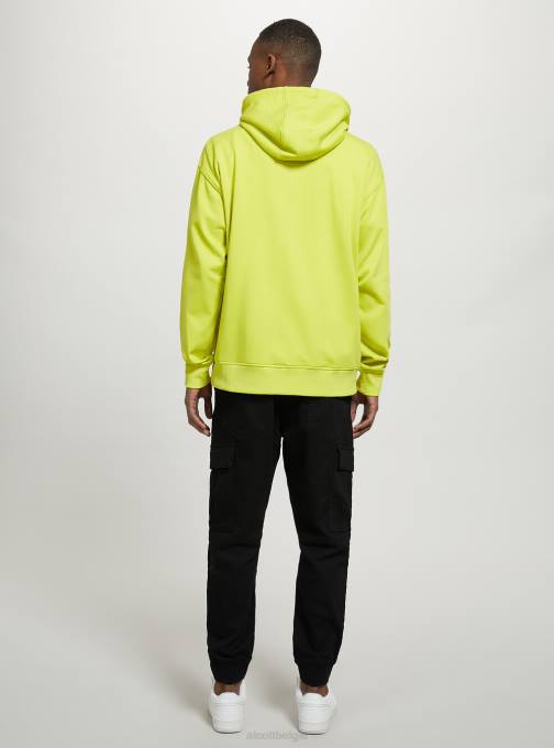 Heren Alcott wh1 gebroken wit sweatshirt met capuchon en buidelzak kleding PT24677