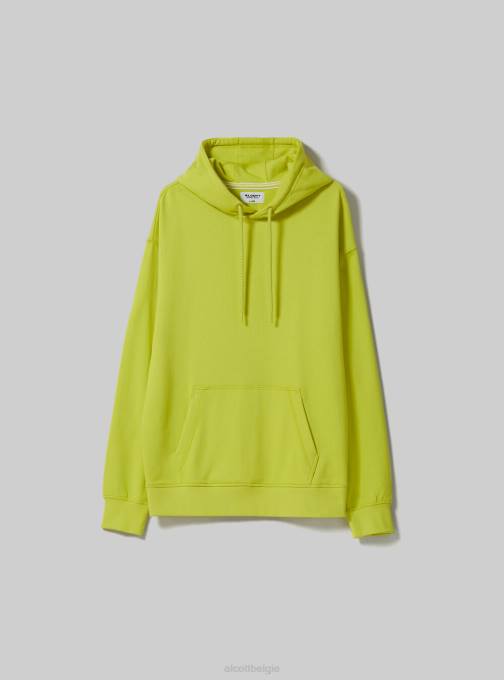 Heren Alcott wh1 gebroken wit sweatshirt met capuchon en buidelzak kleding PT24677