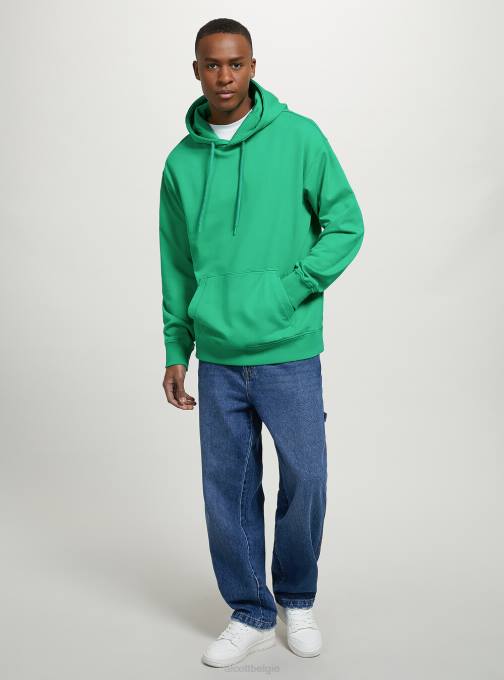 Heren Alcott wh1 gebroken wit sweatshirt met capuchon en buidelzak kleding PT24890