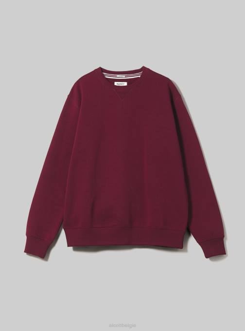 Heren Alcott wh2 wit Sweatshirt met ronde hals kleding PT241008