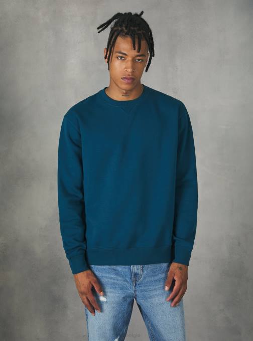 Heren Alcott wh2 wit Sweatshirt met ronde hals kleding PT241130