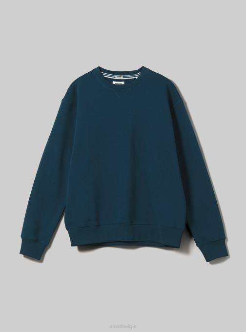 Heren Alcott wh2 wit Sweatshirt met ronde hals kleding PT241130