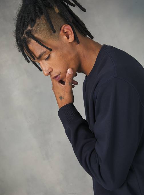 Heren Alcott wh2 wit Sweatshirt met ronde hals kleding PT24939