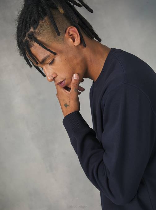 Heren Alcott wh2 wit Sweatshirt met ronde hals kleding PT24939